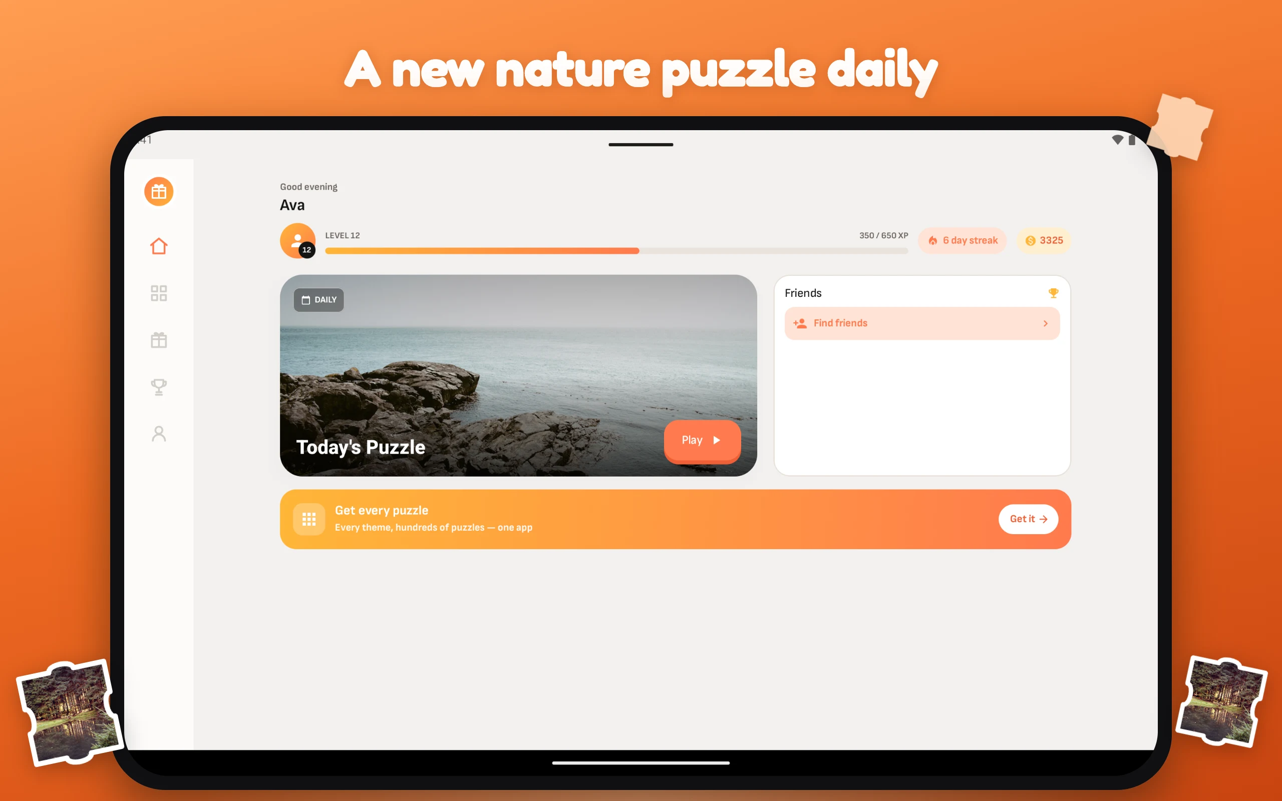Nature Puzzle screenshot