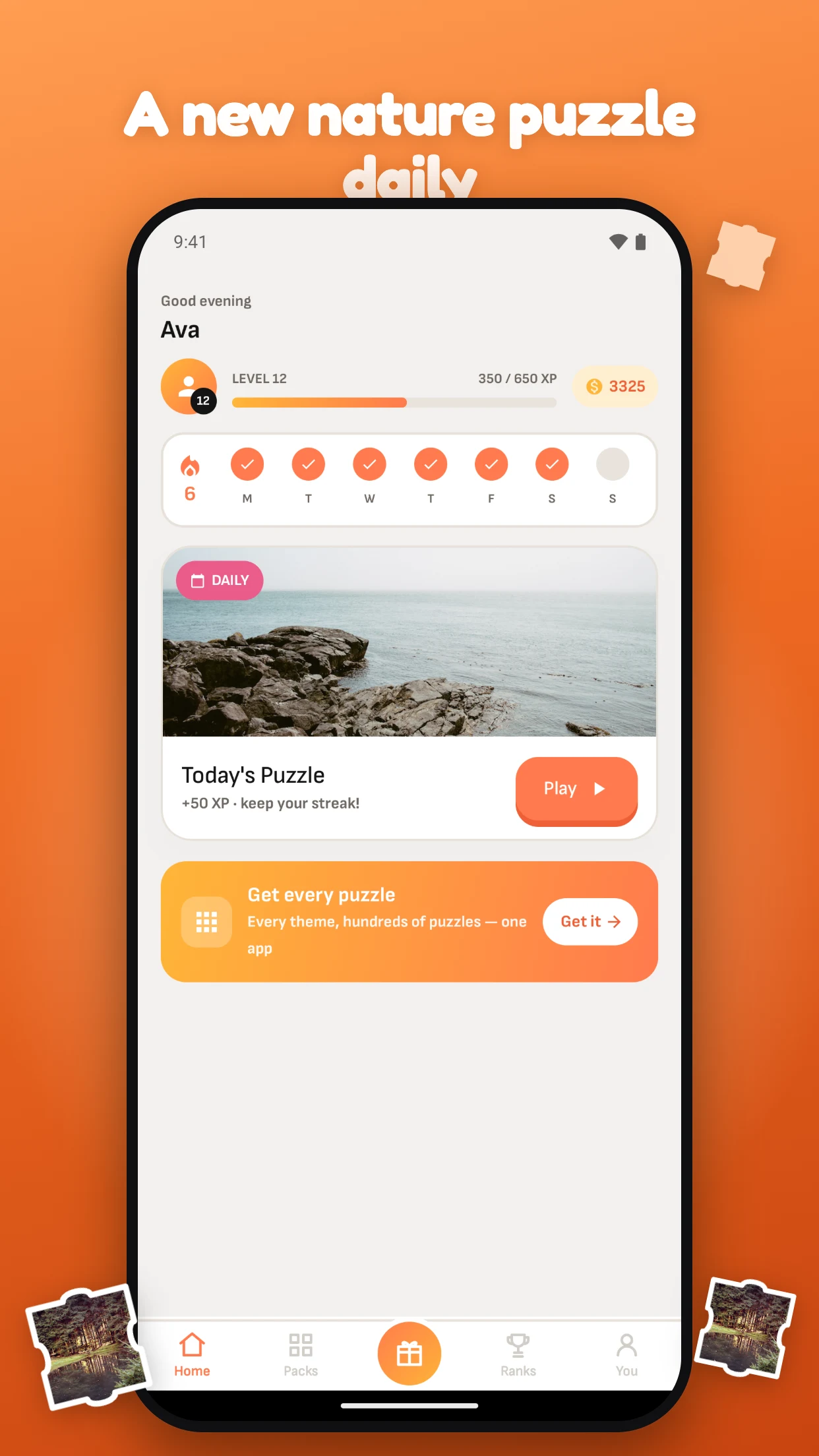 Nature Puzzle screenshot